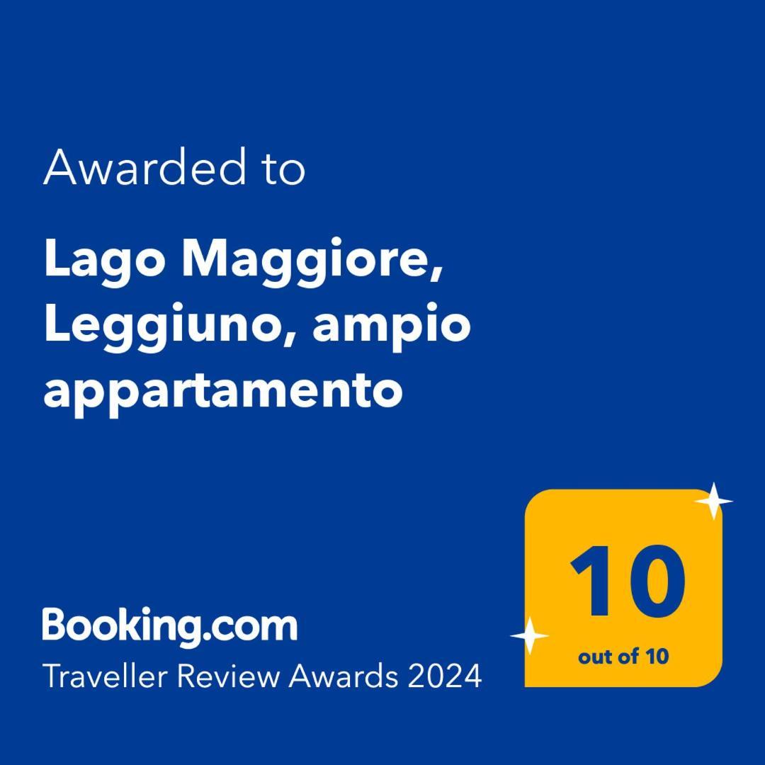 Lago Maggiore, Leggiuno, Ampio Appartamento Екстер'єр фото